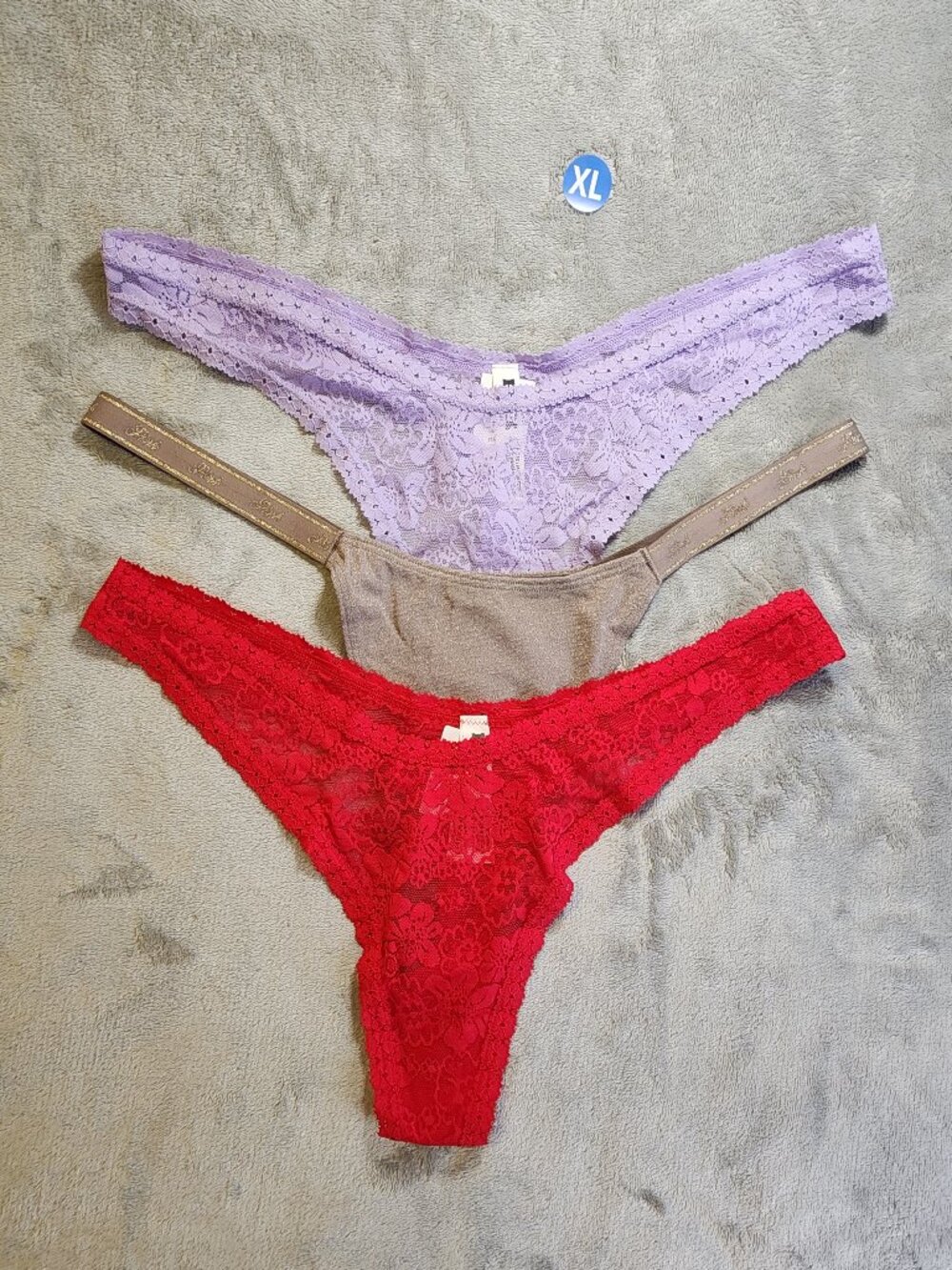 *NWT* 🍒❣️ XL - Bundle of 3 Victorias Secret PINK thongs